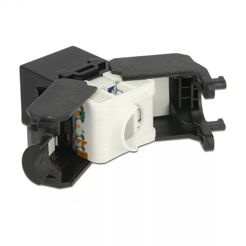 Keystone-Modul DeLOCK 86267 μαύρο RJ-45 LSA 16 mm 37,8 mm 22,5 mm
