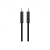 Wentronic goobay - Καλώδιο USB - USB-C (M) σε USB-C (M) - USB 2.0 3 A - 0,5 m - Μαύρο (66316)