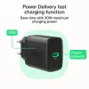 Τροφοδοτικό Green Cell PowerSource Solo30 30W μαύρο — φορτιστής USB-C μονής θύρας