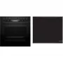 Bosch HEG578BB4 + NVQ645CB6E Σετ συσκευών μαγειρέματος Επαγωγική εστία με ζώνες Ηλεκτρικό