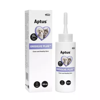 APTUS Orisolve Plus - Διάλυμα καθαρισμού αυτιών για σκύλους και γάτες – 100 ml