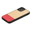 Προστατευτική θήκη Man and Wood για iPhone 12 mini – μαύρο