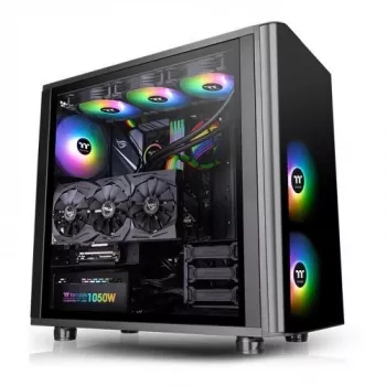 Thermaltake View 31 TG - ARGB Edition - MIDI Tower - ATX - χωρίς τροφοδοτικό (PS/2) - μαύρο - USB/Audio