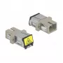 Ζεύξη οπτικής ίνας DeLOCK 86889 SC Simplex υποδοχή σε SC Simplex υποδοχή Multimode μπεζ