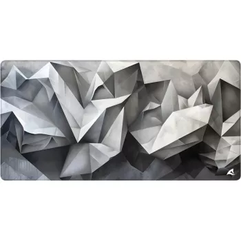 Gaming mouse pad Sharkoon SKILLER SGP40 D17, αφηρημένο σχέδιο κρυστάλλου, γκρι/λευκό, 1000 x 500 mm