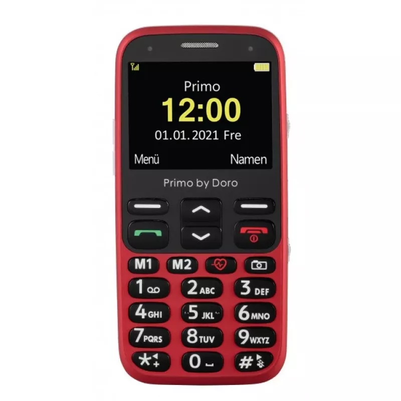 Doro Primo 368 κινητό τηλέφωνο, 2,3 ιντσών, 3 MP, 1000 mAh, κόκκινο
