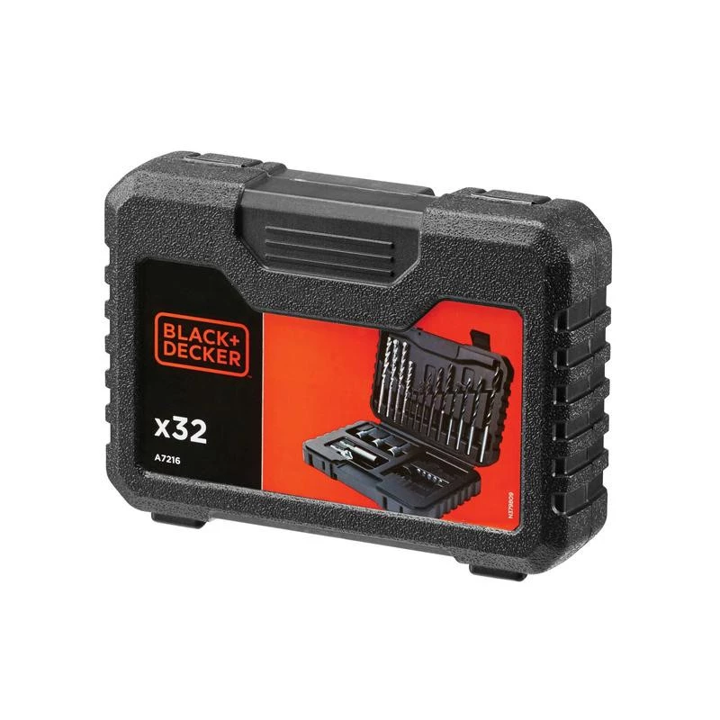 BLACK & DECKER | Σετ 32 τεμ. τρυπανιών και κατσαβιδιών | A7216-XJ