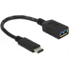Delock Προσαρμογέας USB - USB Type A (W) σε 24 pin USB-C (M)