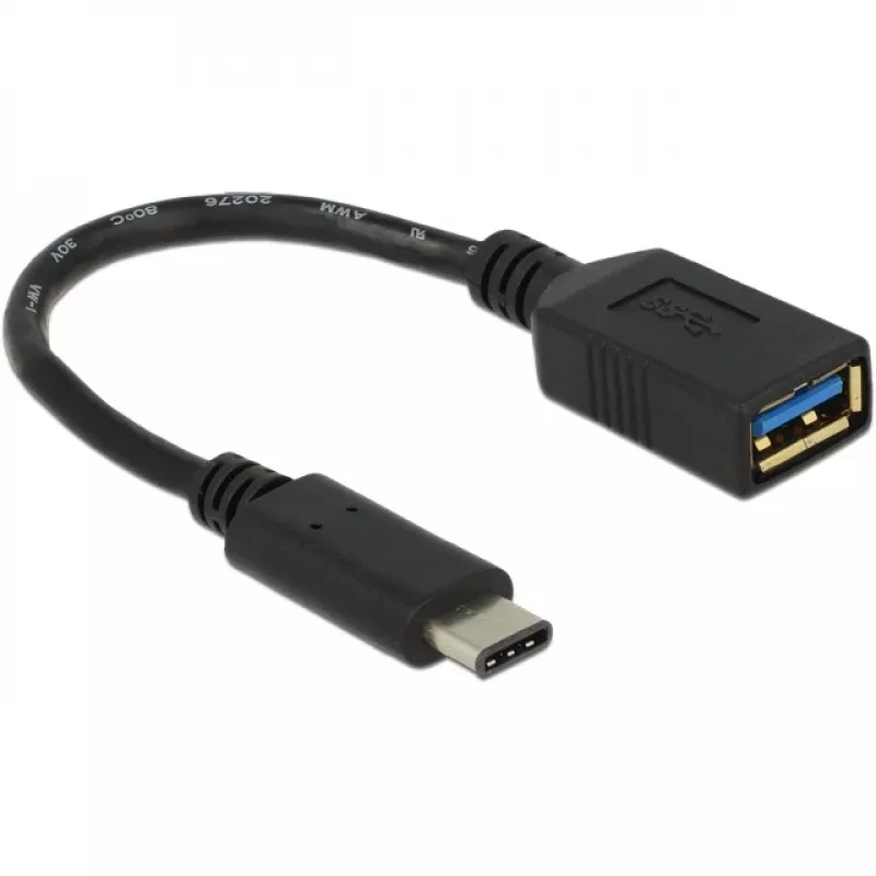 Delock Προσαρμογέας USB - USB Type A (W) σε 24 pin USB-C (M)