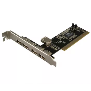 LogiLink PC0028 κάρτα USB 2.0 PCI, 4 εξωτερικές + 1 εσωτερική θύρα
