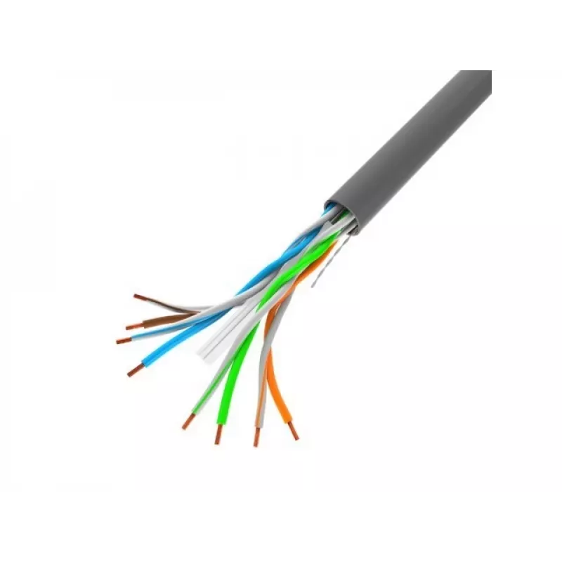 Lanberg LCU6-10CC-0100-S Καλώδιο δικτύου Γκρι 100 m U/UTP (UTP)