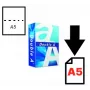 Χαρτί Double A (A Kategorie), A5, 80g, 500 φύλλα