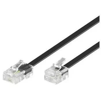 Τηλεφωνικό Καλώδιο Microconnect MPK451S RJ11 RJ45 1m Μαύρο