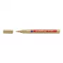 Edding 751 Μαρκαδόρος Χρυσό Λευκό 1 mm