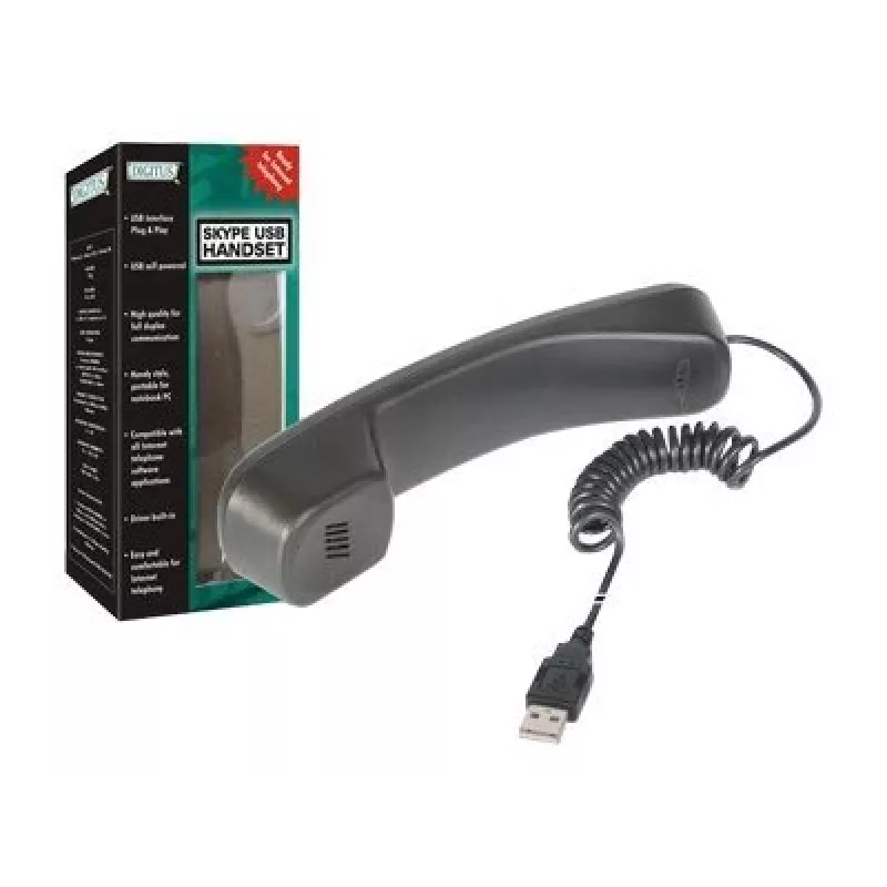 USB ακουστικό τηλεφώνου Digitus DA-70772