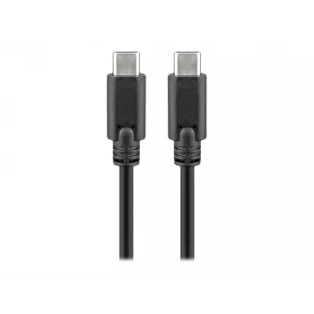 KAB Goobay Καλώδιο USB-C™ 3.1 Generation 1, μαύρο, 2m Βύσμα USB-C™ > Βύσμα USB-C™