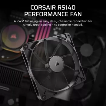Ανεμιστήρας Corsair RS140 14 cm Μαύρο 330–1700 U/min 0,11–3,46 mmH2O