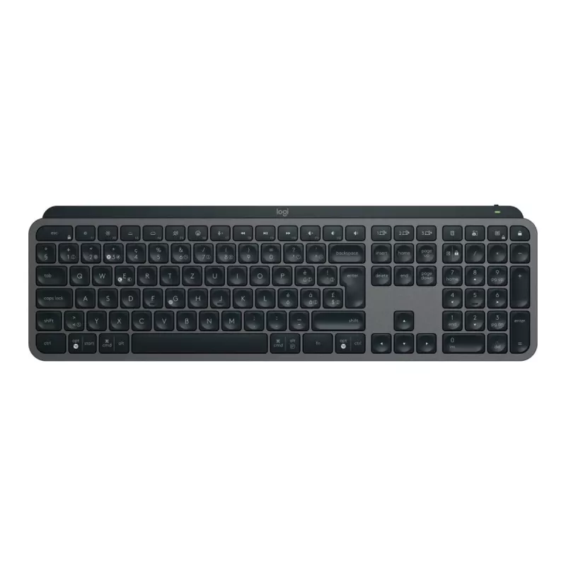 Logitech MX Keys S πληκτρολόγιο RF Wireless + Bluetooth QWERTZ Swiss Graphite (920-011571)