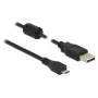 Καλώδιο USB DeLOCK 84900 USB 2.0 0,5 m USB A Micro-USB B μαύρο