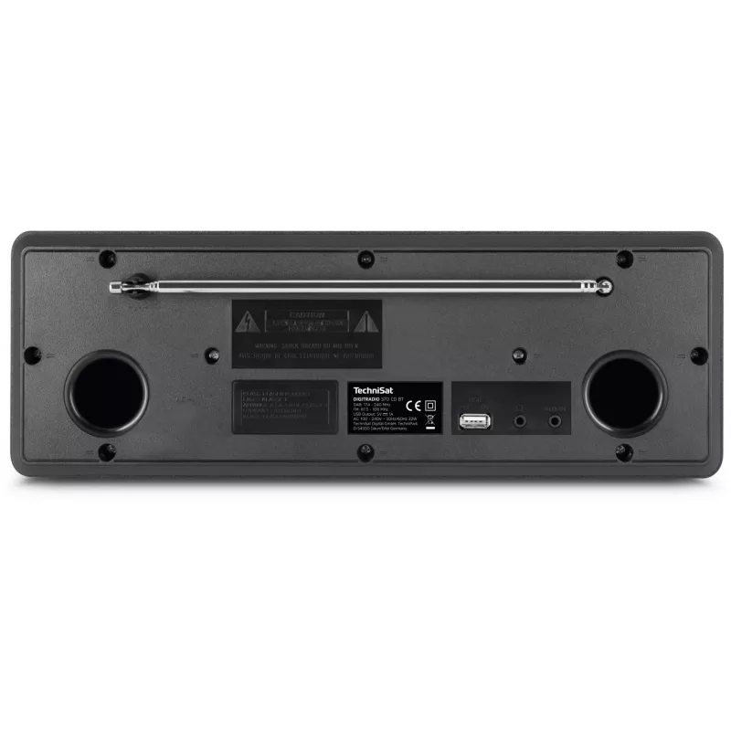 TechniSat DigitRadio 370 CD BT - ηχοσύστημα - 2 x 5 Watt - μαύρο