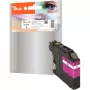 Peach PI500-89 συμβατό δοχείο μελανιού για Brother LC-125XL, XL, 15 ml, ματζέντα