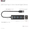 USB Hub CLUB3D USB 3.2 Gen1 Type-A με 3 θύρες και Gigabit Ethernet
