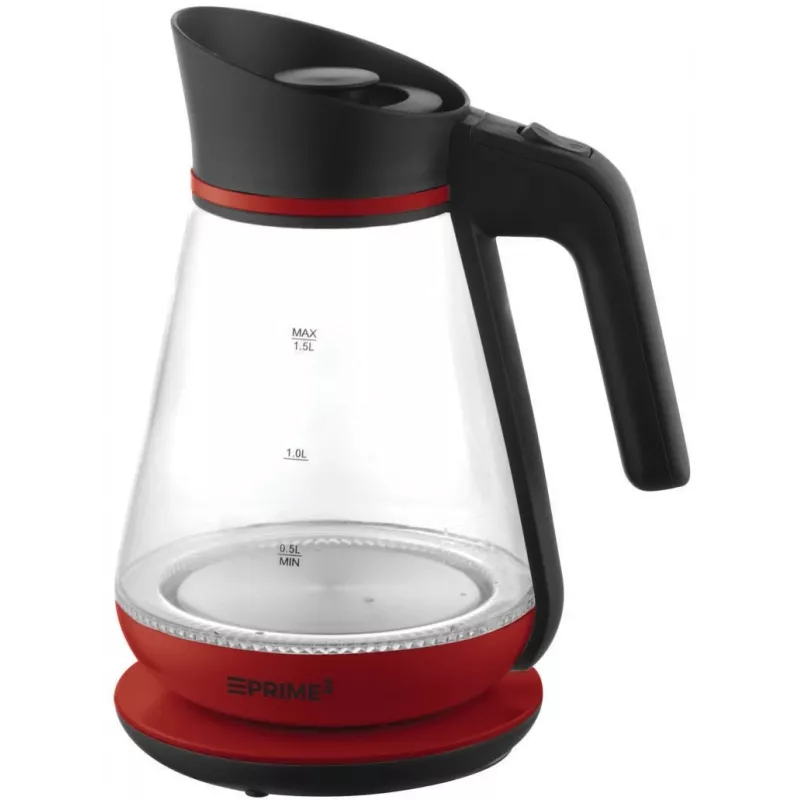 Βραστήρας PRIME3 1,5 L 2200 W κόκκινο διαφανές