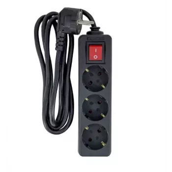 Microconnect MC-GRU00315BS Πολύπριζο 1,5 m 3 πρίζες AC εσωτερικού χώρου μαύρο