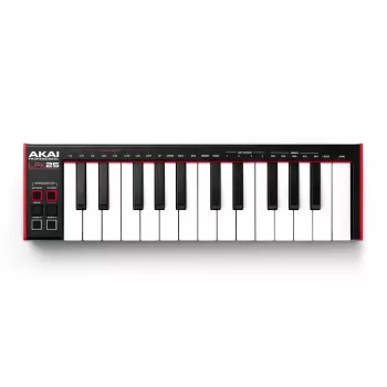 AKAI LPK25 MKII MIDI πληκτρολόγιο USB 25 πλήκτρων – μετατόπιση οκτάβας, arpeggiator, 6 πλήκτρα, κόκκινο