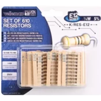 VELLEMAN K/RES-E12 - Σετ, αντιστάσεις E12, 610 τεμ. (K/RES-E12)
