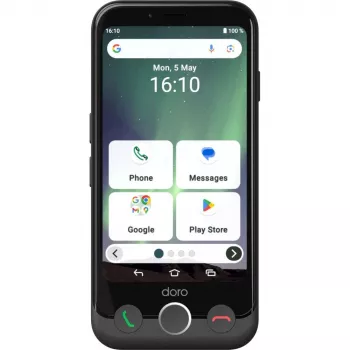 Smartphone Doro Aurora A10 4.5 ίντσες 4 GB 64 GB μαύρο
