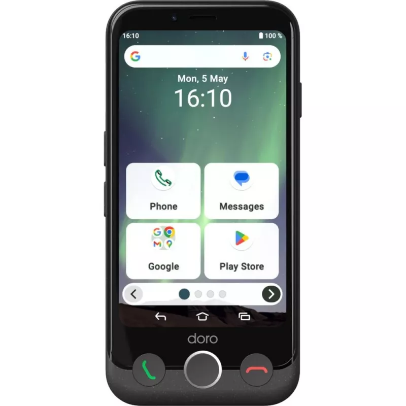 Smartphone Doro Aurora A10 4.5 ίντσες 4 GB 64 GB μαύρο