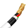 Καλώδιο USB-A σε Micro-USB-B Baseus TZCAMZJ-02 1,5 m Λευκό