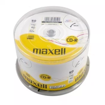 Δίσκος CD-R MAXELL 700 MB 52x 80 min 120 mm — συσκευασία 50 τεμ.