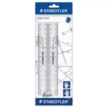 Χάρακας Staedtler 562 152 PB 150 mm Πλαστικό Διαφανές 2 τεμ.