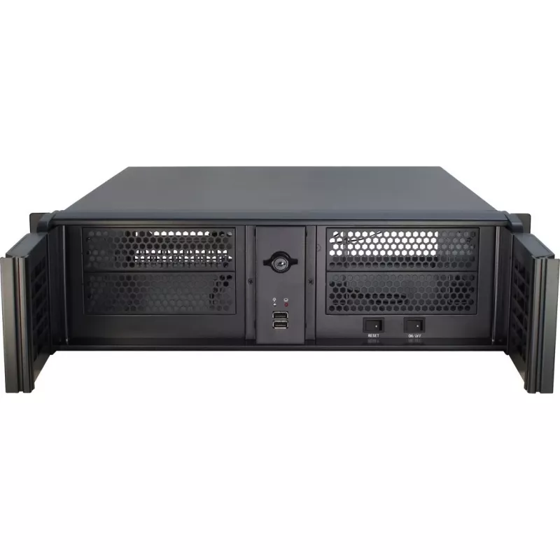 Inter-Tech 3U-3098-S Rack μαύρο