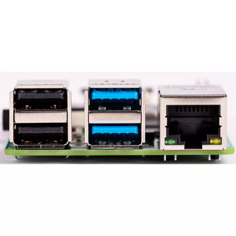 Raspberry Pi 4 Model B υπολογιστής μίας πλακέτας, Broadcom BCM2711 1,5 GHz, 2 GB LPDDR4, πράσινος