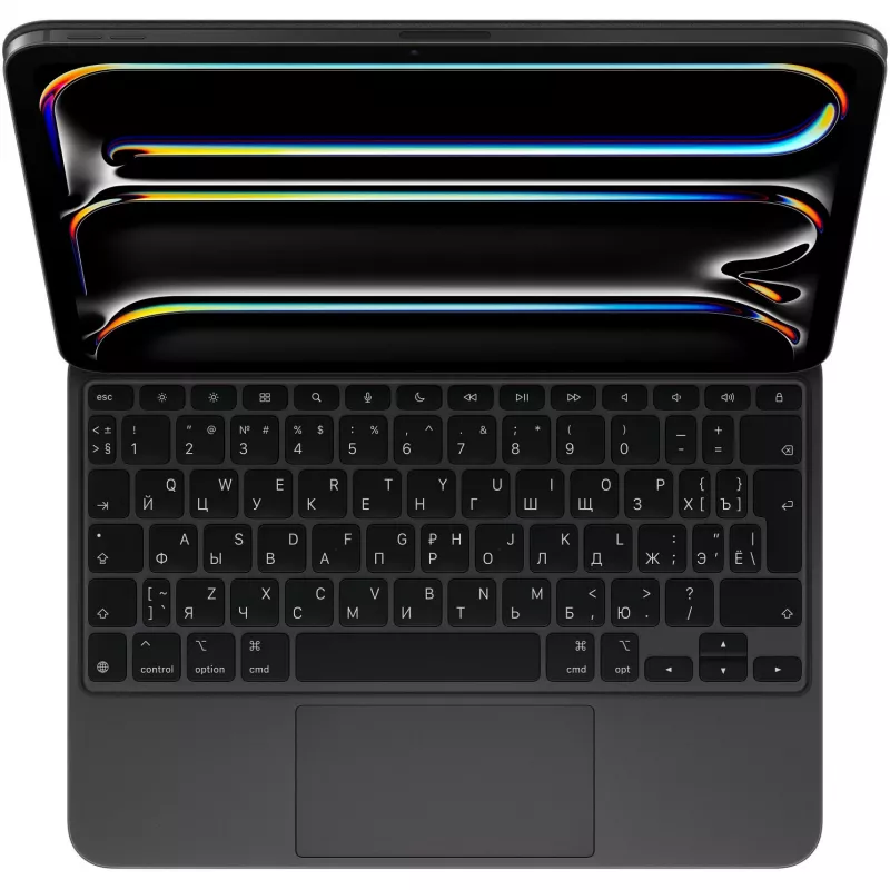 Πληκτρολόγιο Apple Magic Keyboard QWERTY ρωσικό μαύρο