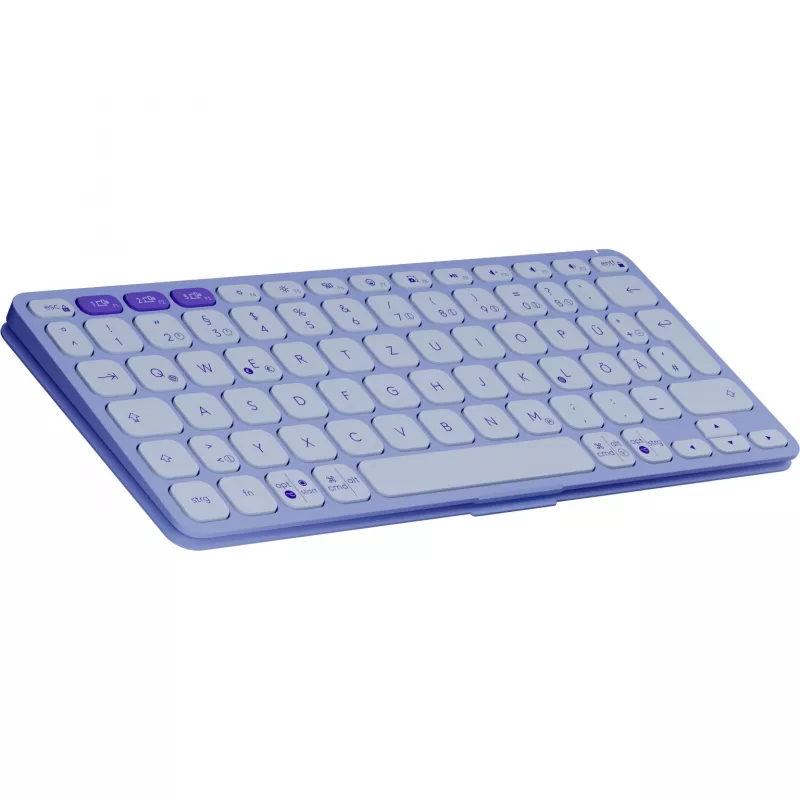 Logitech Keys-To-Go 2, λιλά, Bluetooth, German, 920-012966
