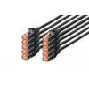 DIGITUS CAT6 S-FTP Καλώδιο Patch 2m, 10 τεμ. μαύρο (DK-1644-020-BL-10)