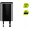 Τροφοδοτικό USB GOOBAY 5 W, 1x USB 2.0, είσοδος 100–240 V, μαύρο
