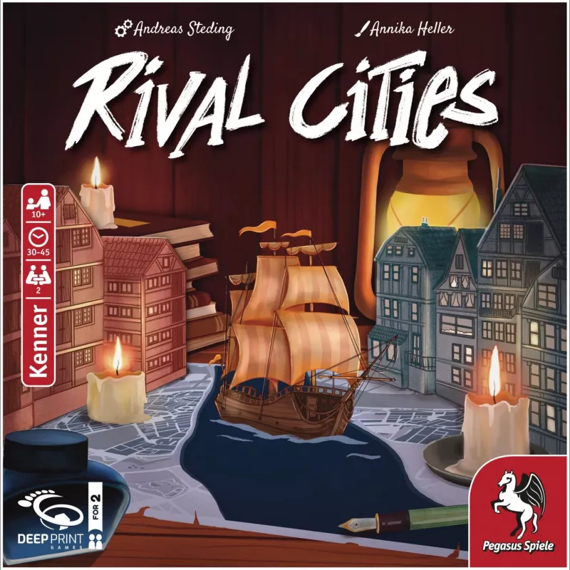 Deep Pint Games Rival Cities, επιτραπέζιο παιχνίδι