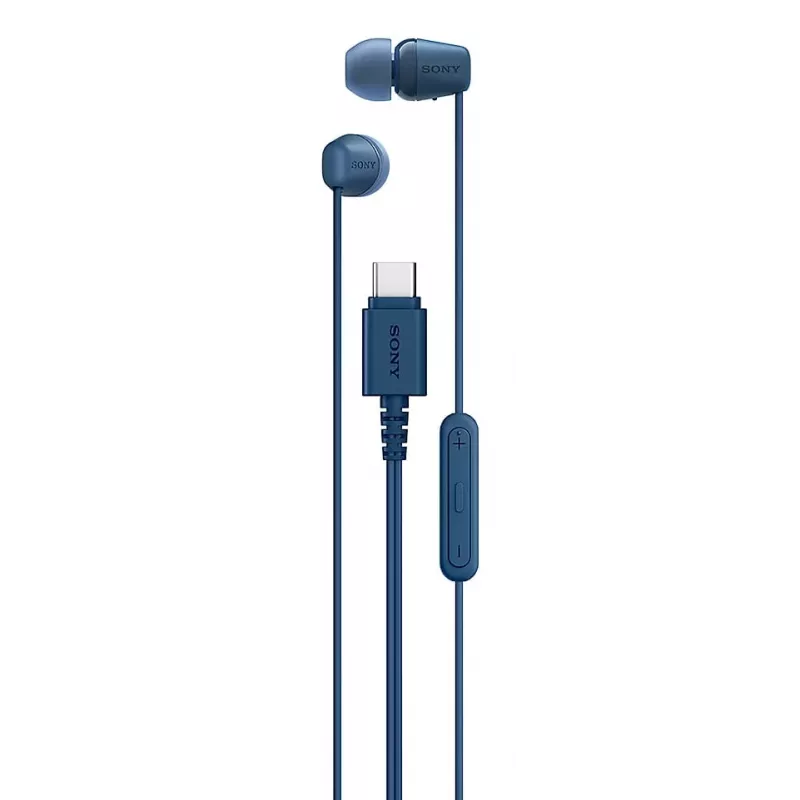 Sony IER-EX15C Headset Ενσύρματα In-Ear Κλήσεις/Μουσική USB Type-C μπλε
