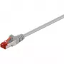 Wentronic Goobay Καλώδιο δικτύου CAT 6, S/FTP (PiMF), Γκρι, 10 m - LSZH χωρίς αλογόνα, Χαλκός (50891)