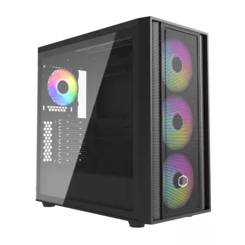 Κουτί PC Cooler Master MasterBox 600 Desktop μαύρο