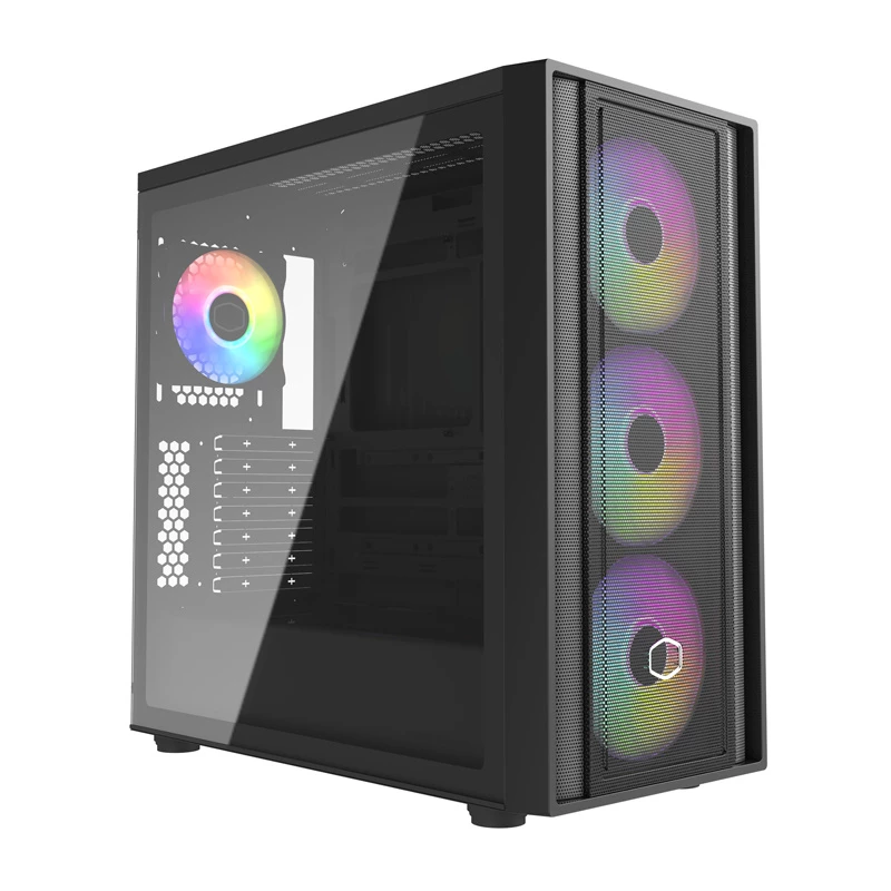 Κουτί PC Cooler Master MasterBox 600 Desktop μαύρο