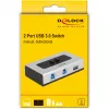 DeLOCK 87667 USB 3.0 2-Port αμφίδρομος διακόπτης κοινής χρήσης