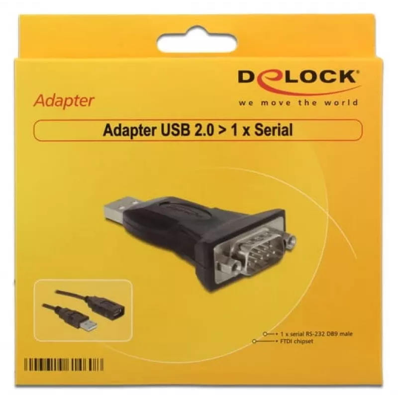Προσαρμογέας USB σε σειριακή DeLOCK 61460