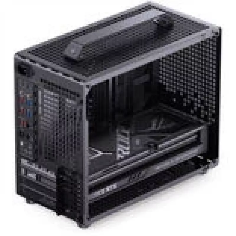 Κουτί υπολογιστή Jonsplus Z20 Mesh Mini Tower Micro-ATX Μαύρο