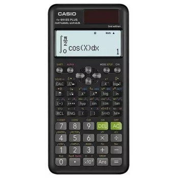 Επιστημονική αριθμομηχανή CASIO FX-991ES PLUS 2 Pocket — 12 ψηφίων, ηλιακή ενέργεια και μπαταρία, 162×77×11 mm, 95 g